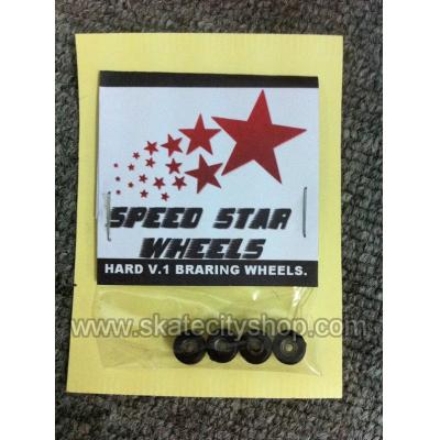 Speed Star Bearing Hard Wheels (Black)