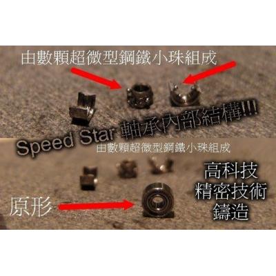 Speed Star Bearing Hard Wheels (Black)