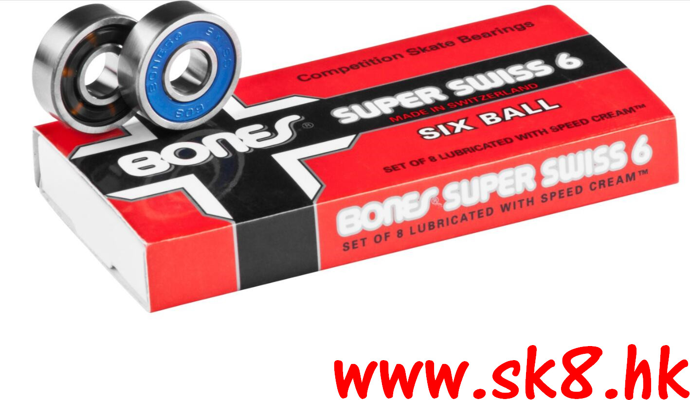 Bones® Super Swiss 6 Bearings (8 pack)