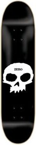 Zero single skull deck black-white 7.875