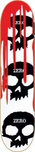 Zero 3 skull blood white cuit deck 8.125