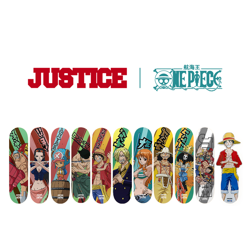  JUSTICE海賊王 航海王聯名款  Complete skateboards