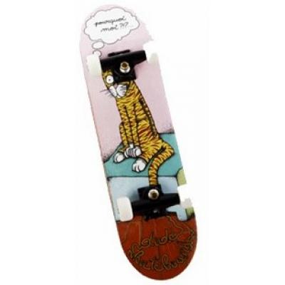 Close Up DUDE Skateboards Cat model red Close Up Fingerboard Completes (From France)