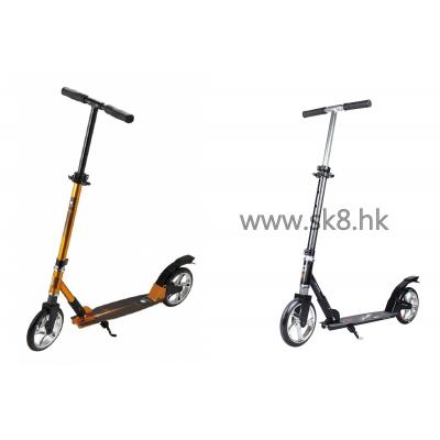LA Sports Platinum Series Adult 200mm Big Wheel Scooter with Rear LED Brake Light, Front and Rear Suspension