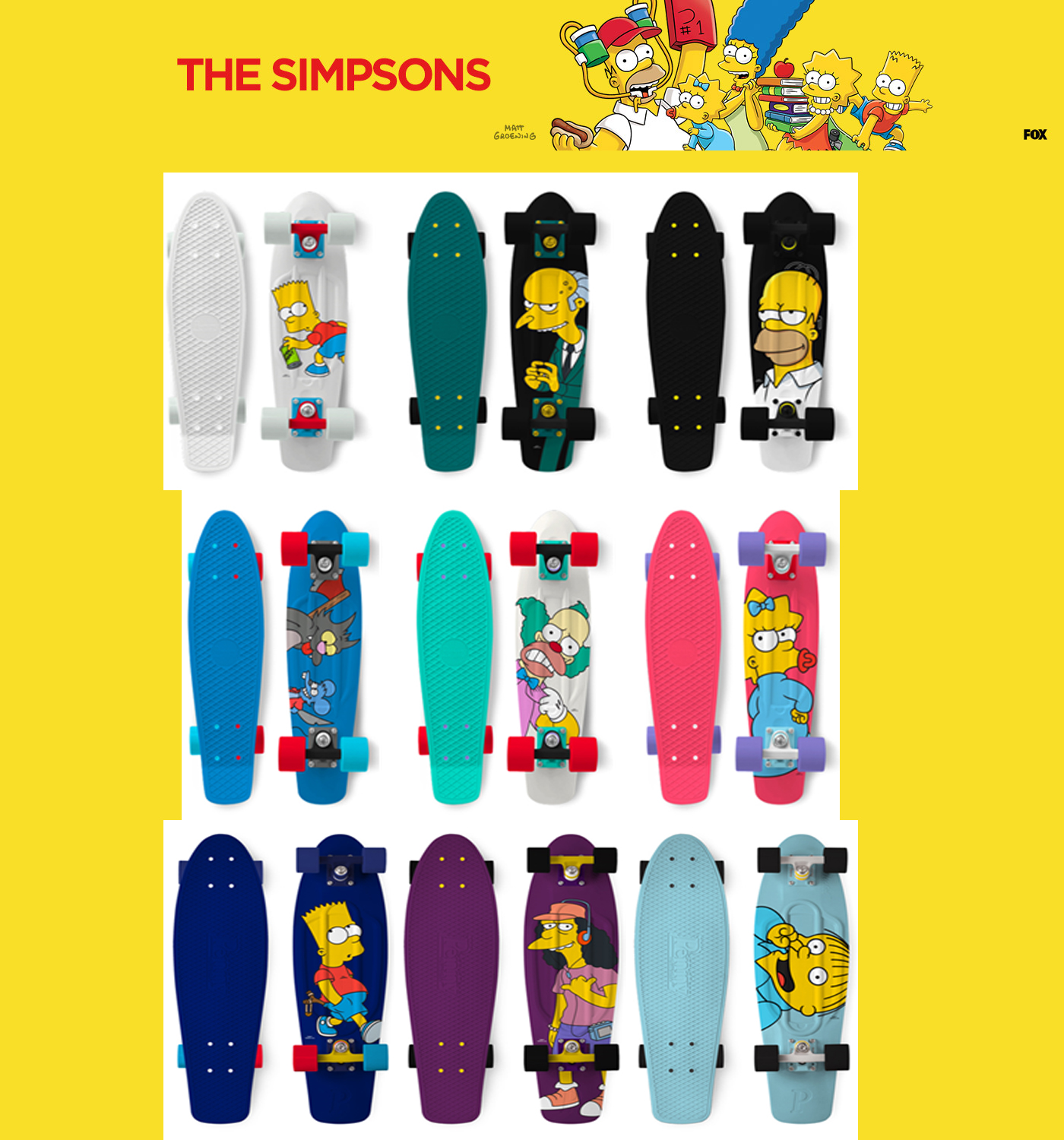 Penny Skateboard 2017 The Simpsons Limited Edition_Penny